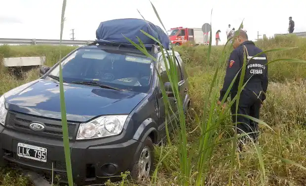 Despistó una familia en ruta 14