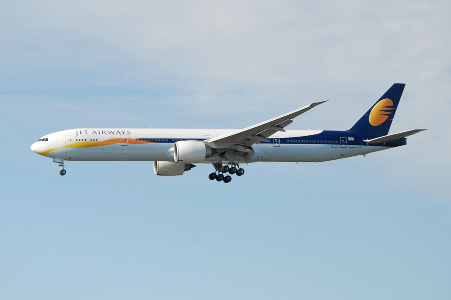 Jet Airways vende su primer Boeing 777-300ER por 9 millones de dólares