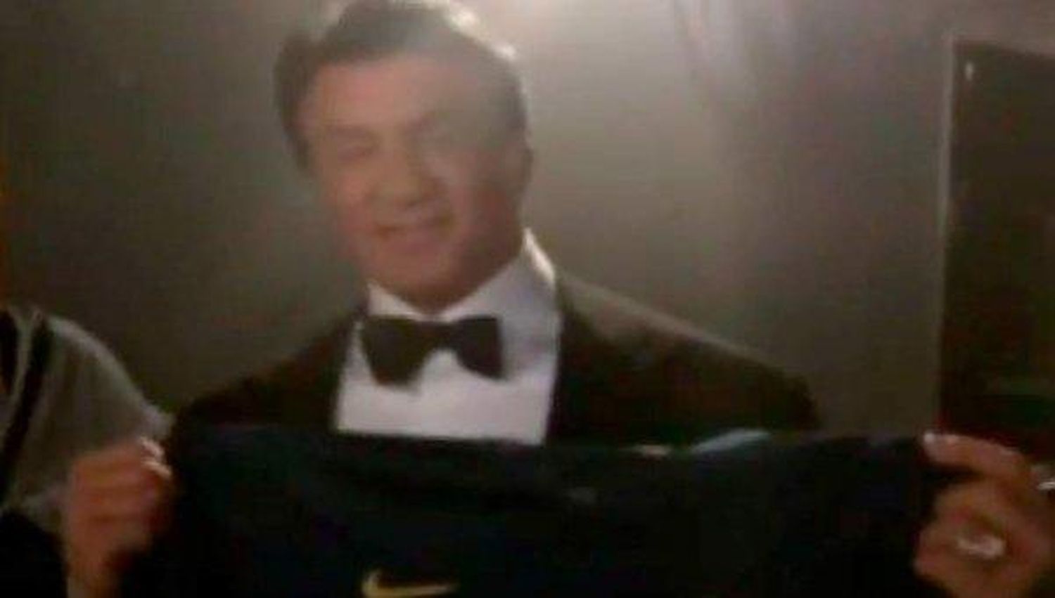 Stallone posó con la camiseta de Boca