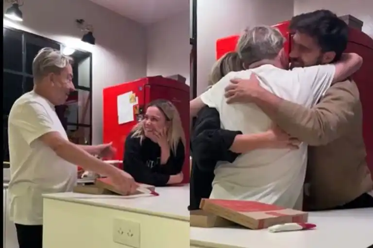 La emotividad a flor de piel tras el anuncio por parte de la hija de Aníbal Pachano.