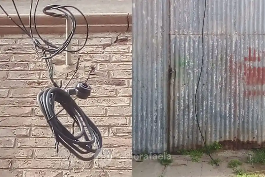 Otra vez: robaron 17 metros de cable preensamblado desde el predio de la Sociedad Rural de Rafaela