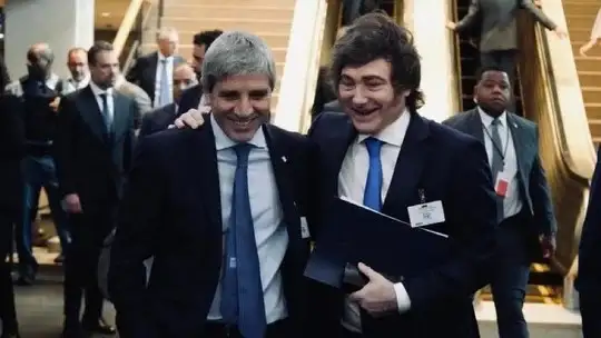Caputo y Milei.