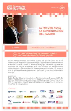 Charla online: "El Futuro no es la continuidad del pasado"