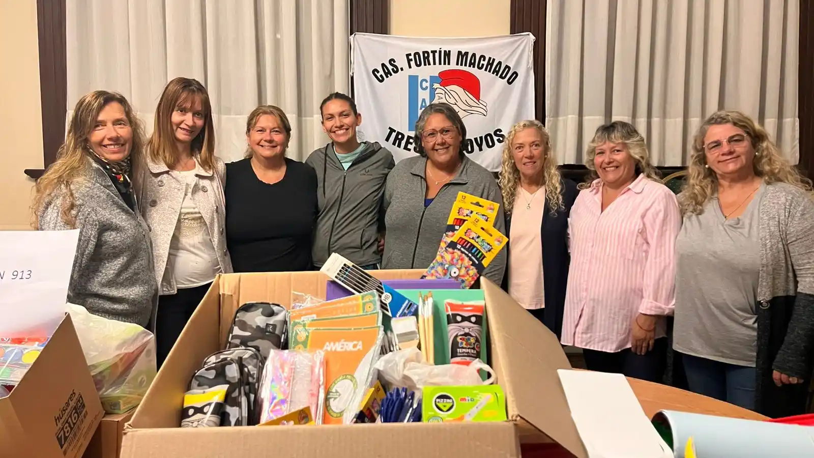 Donaciones de Fortín Machado a escuelas y jardines