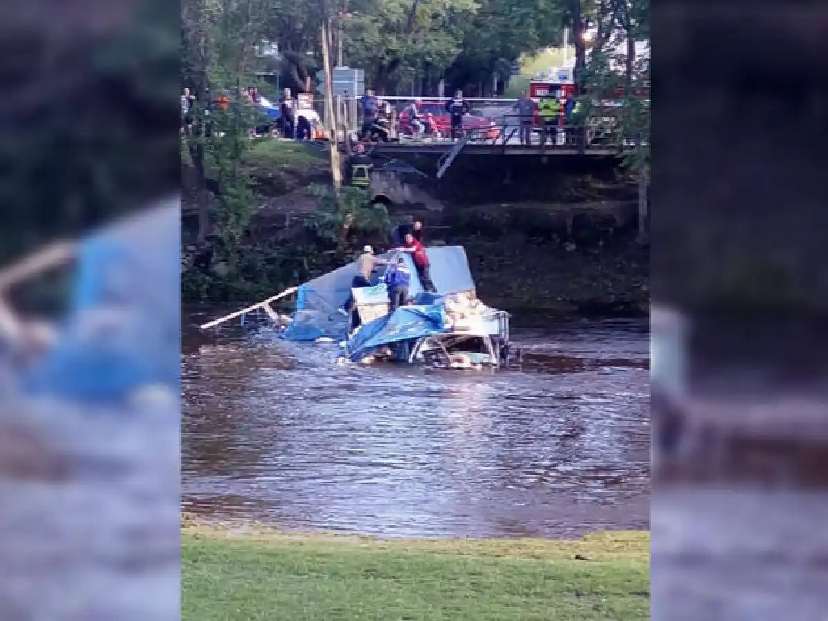 [Video] Córdoba: cayeron al río y se salvaron de milagro