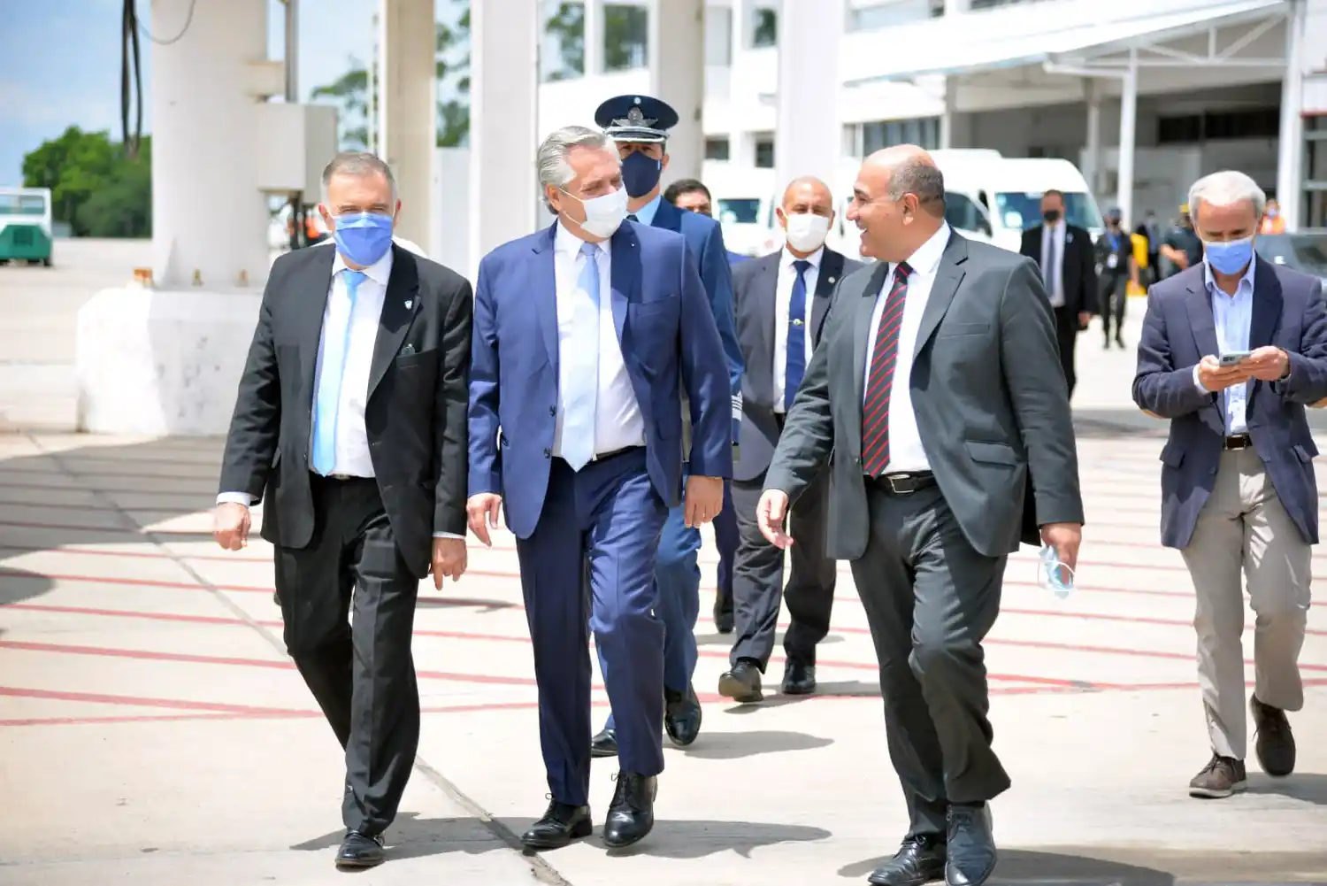El Presidente y su gabinete desarrollaron ayer actividades en la provincia de Tucumán.