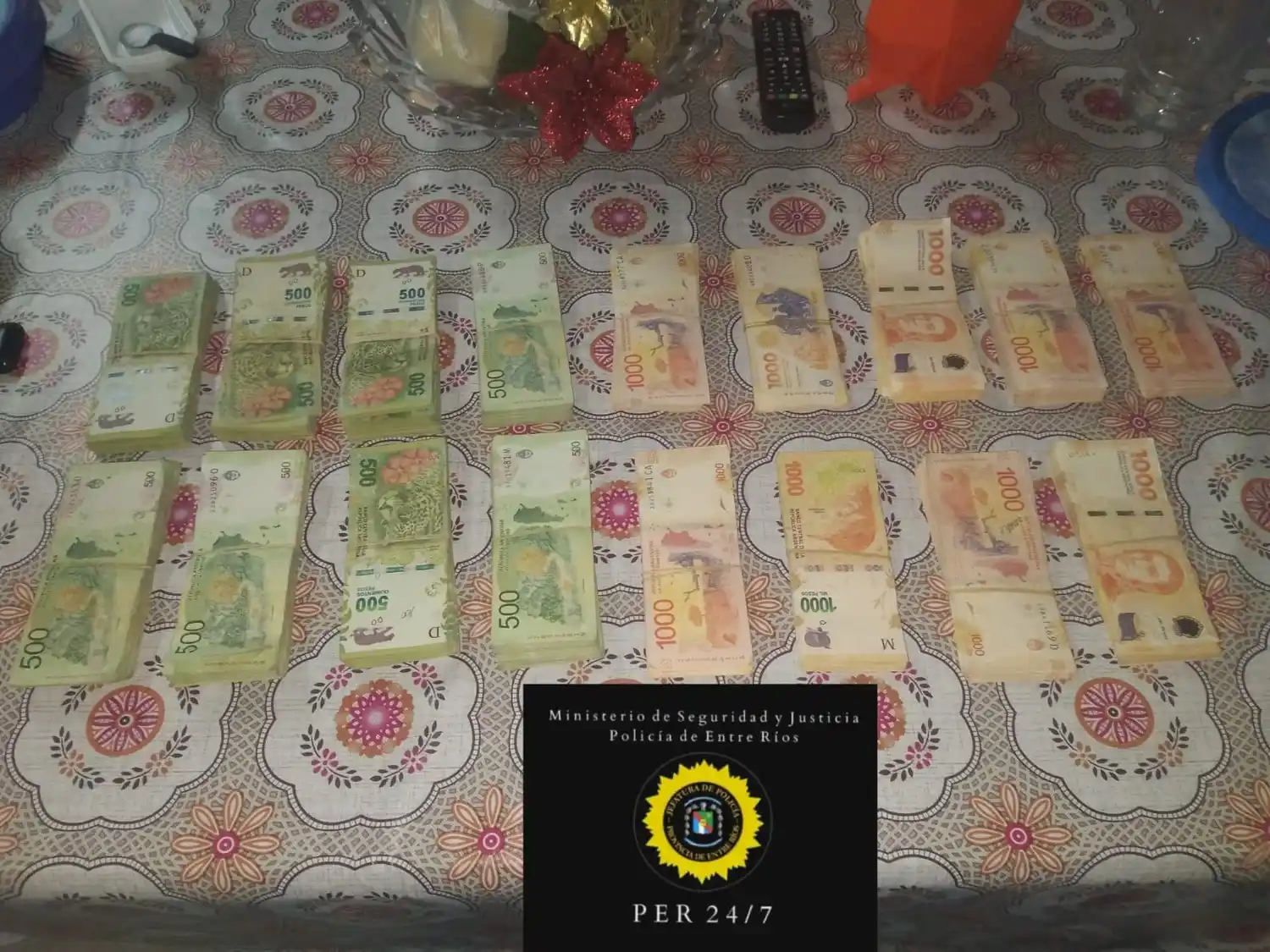 Detuvieron a un hombre por el hurto de dinero en una vivienda