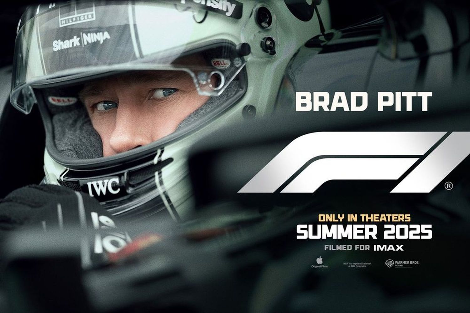 Brad Pitt stars as a former F1 driver in the upcoming movie "F1," set to release in June 2025.