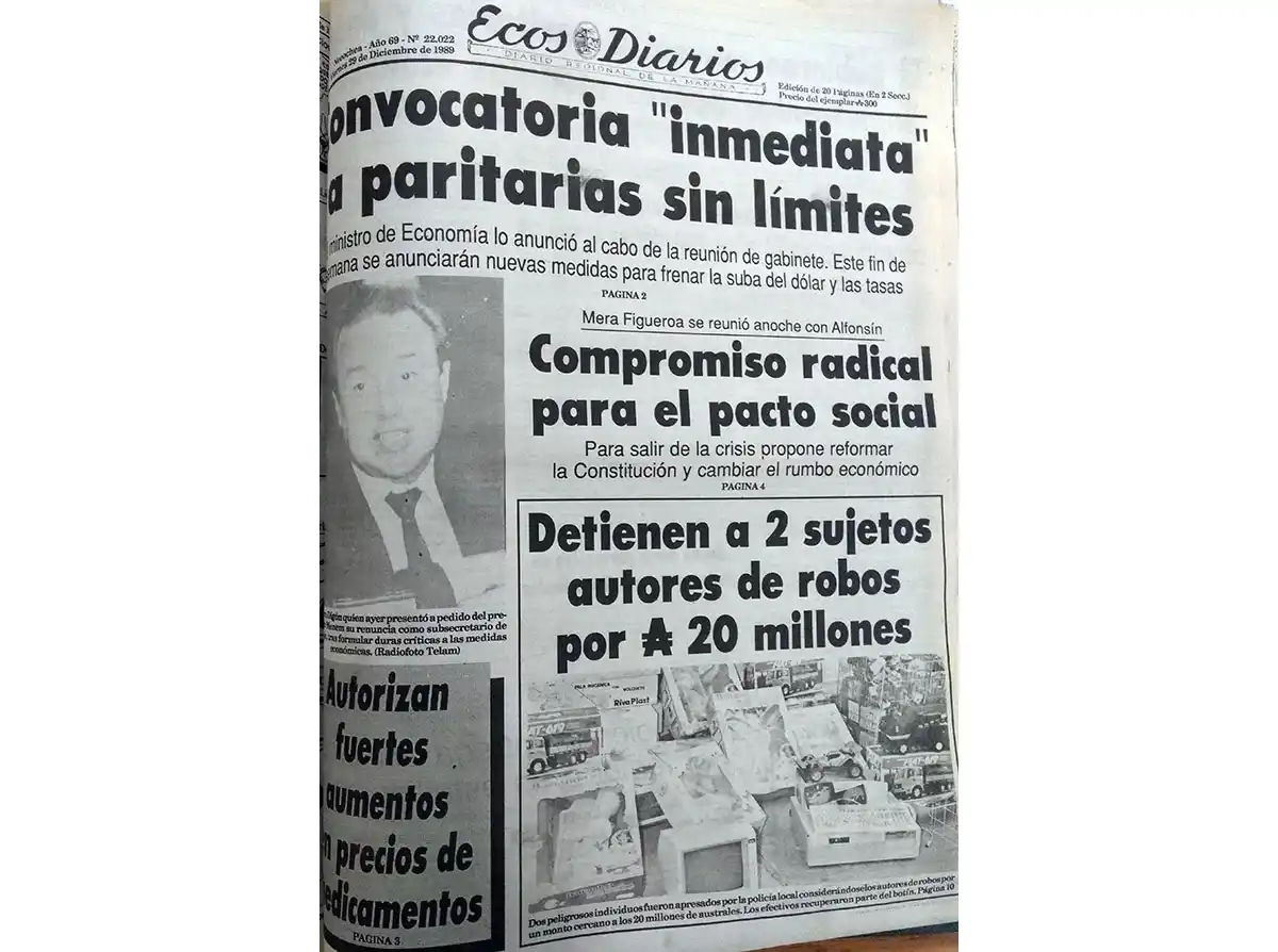 Viernes 29 de diciembre de 1989