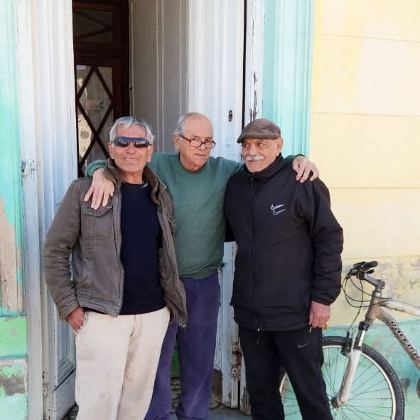 SAbino Medrano, Carlos Gálligo y Daniel Spandrio.