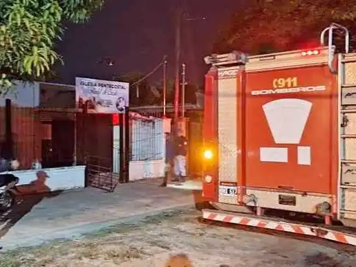 Investigan un incendio intencional 
en una iglesia evangélica de Clorinda