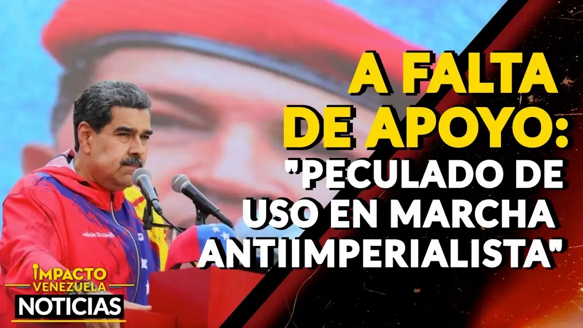 A FALTA DE APOYO: “peculado de uso en marcha antiimperialista” – VIDEO