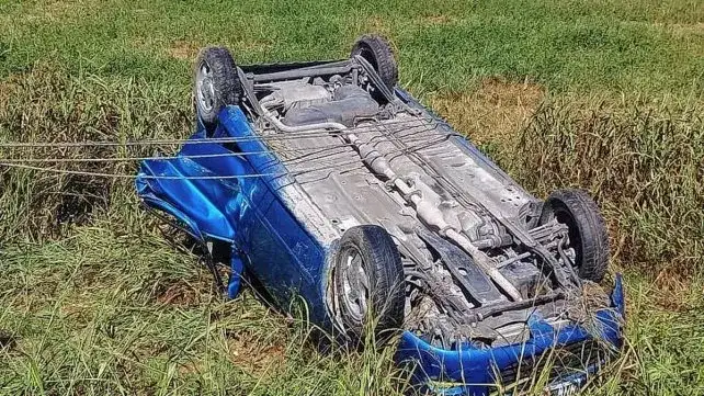 Un muerto en un fatal vuelco
