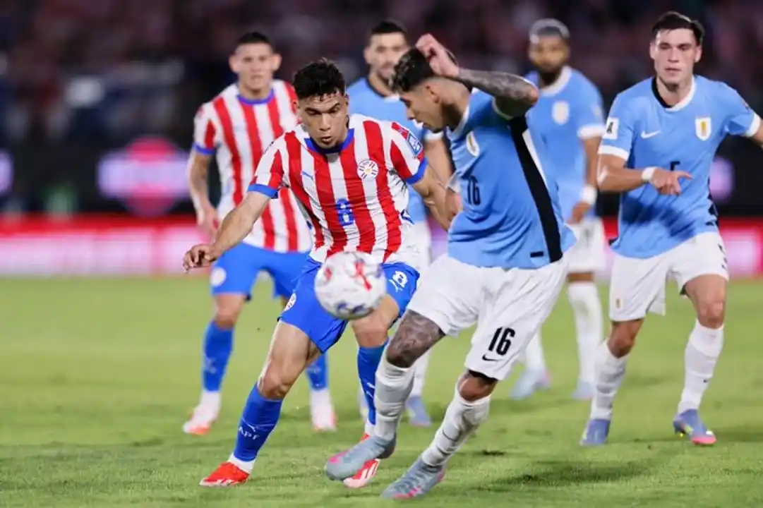 Paraguay y Uruguay se enfrentaron por Eliminatorias Sudamericanas