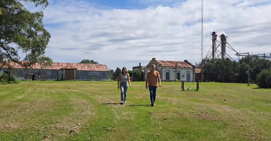 El lugar donde se construirá el playón deportivo.