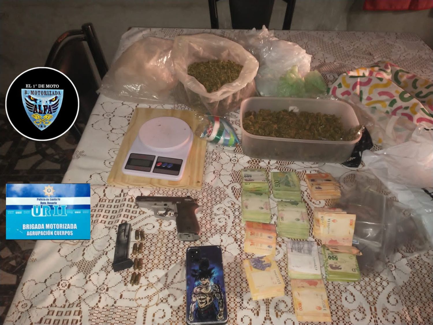 Dos detenidos en distintas zonas de Rosario por posesión de armas de fuego