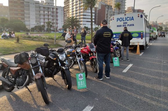 Operativos anti motochorros: en un mes secuestraron 195 motos