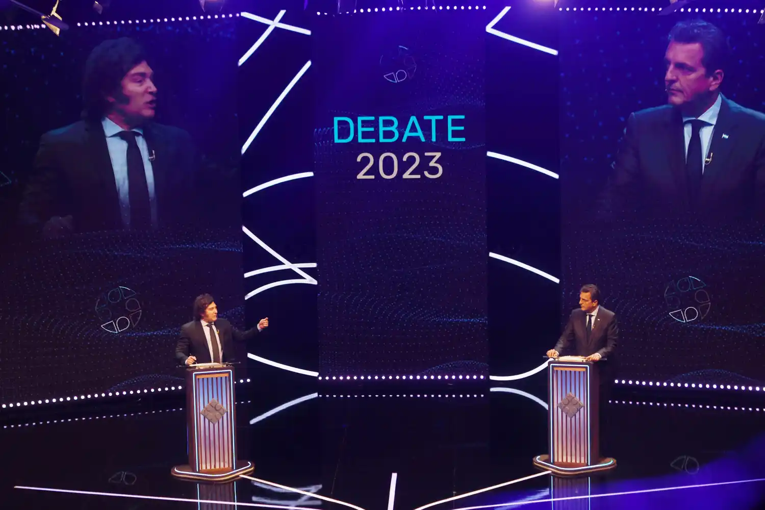 Debate final entre Massa y Milei: chicanas, estrategia “por sí o por no” y reafirmación de los discursos de campaña