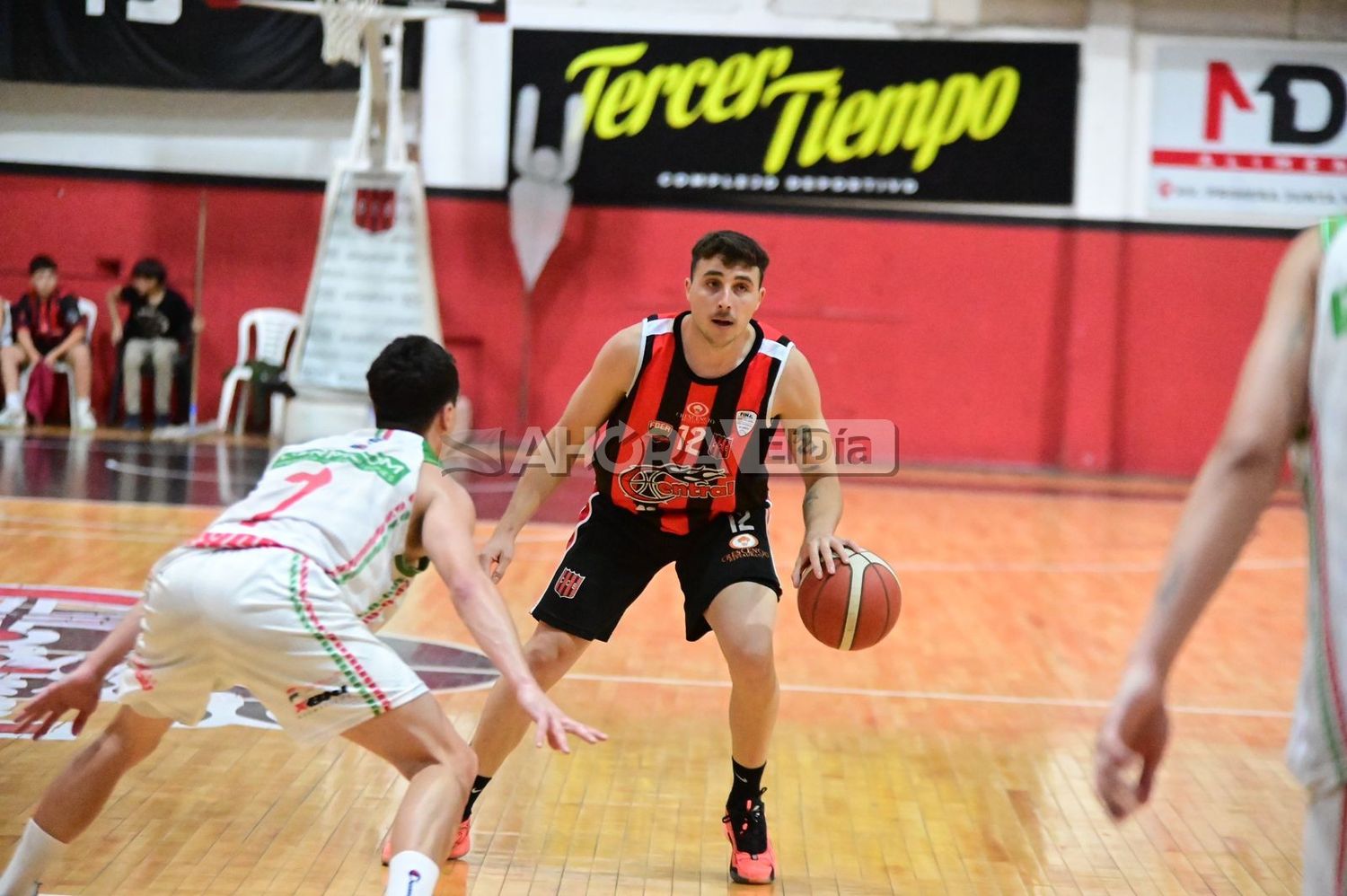 Leandro Quarroz lideró el goleo de Central con 19 puntos y fue nuevamente la gran figura del juego (crédito: MR Fotografía).