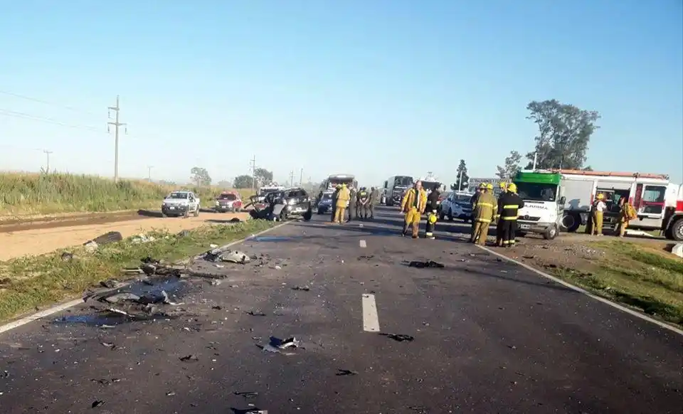 Trágico accidente en ruta 34