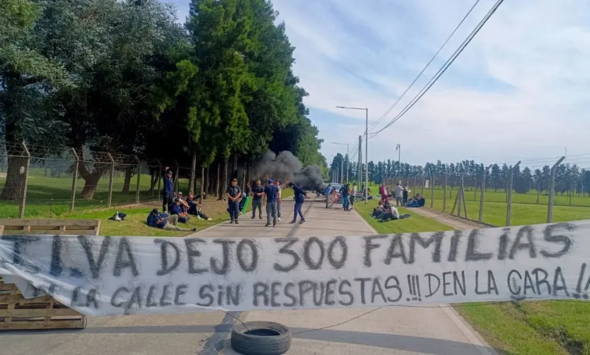 Otro día de tensión en el Parque Industrial de Pilar