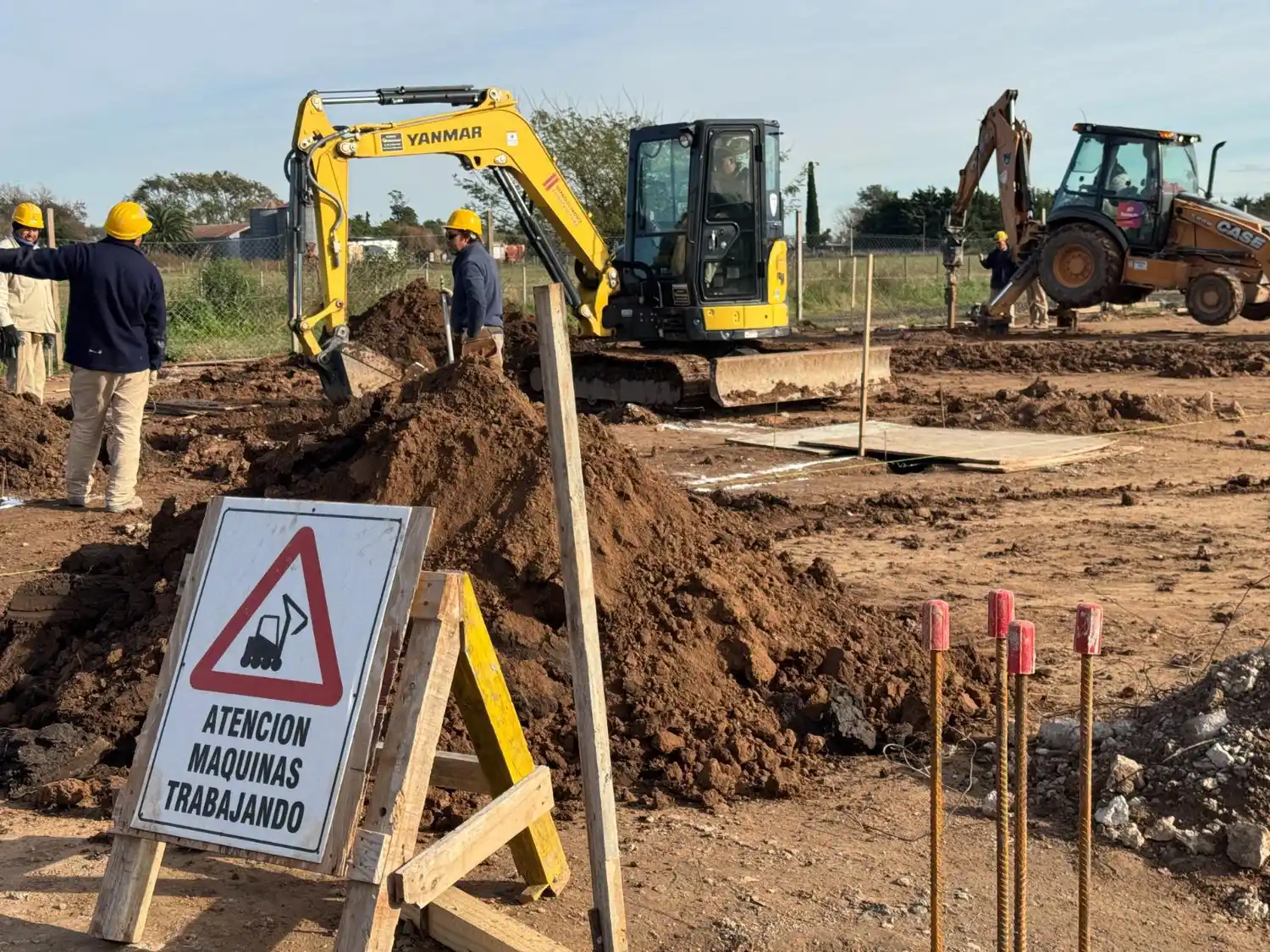 La legisladora destacó el avance de la obra.