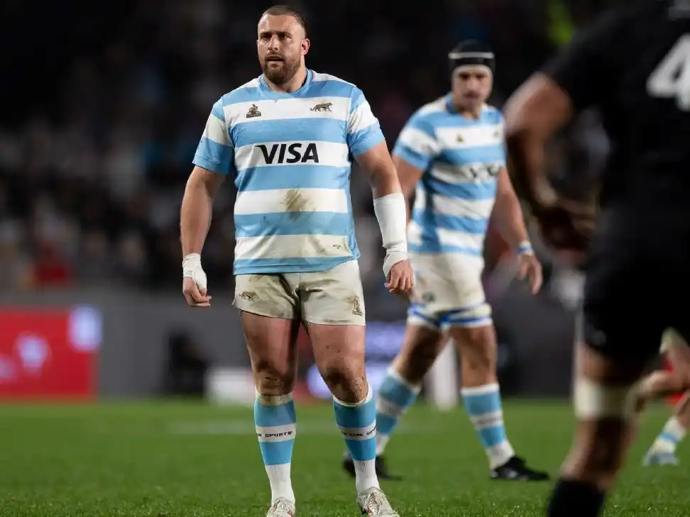 El rafaelino Mayco Vivas, pilar de Los Pumas, convocado a la concentración en Londres. Getty Images