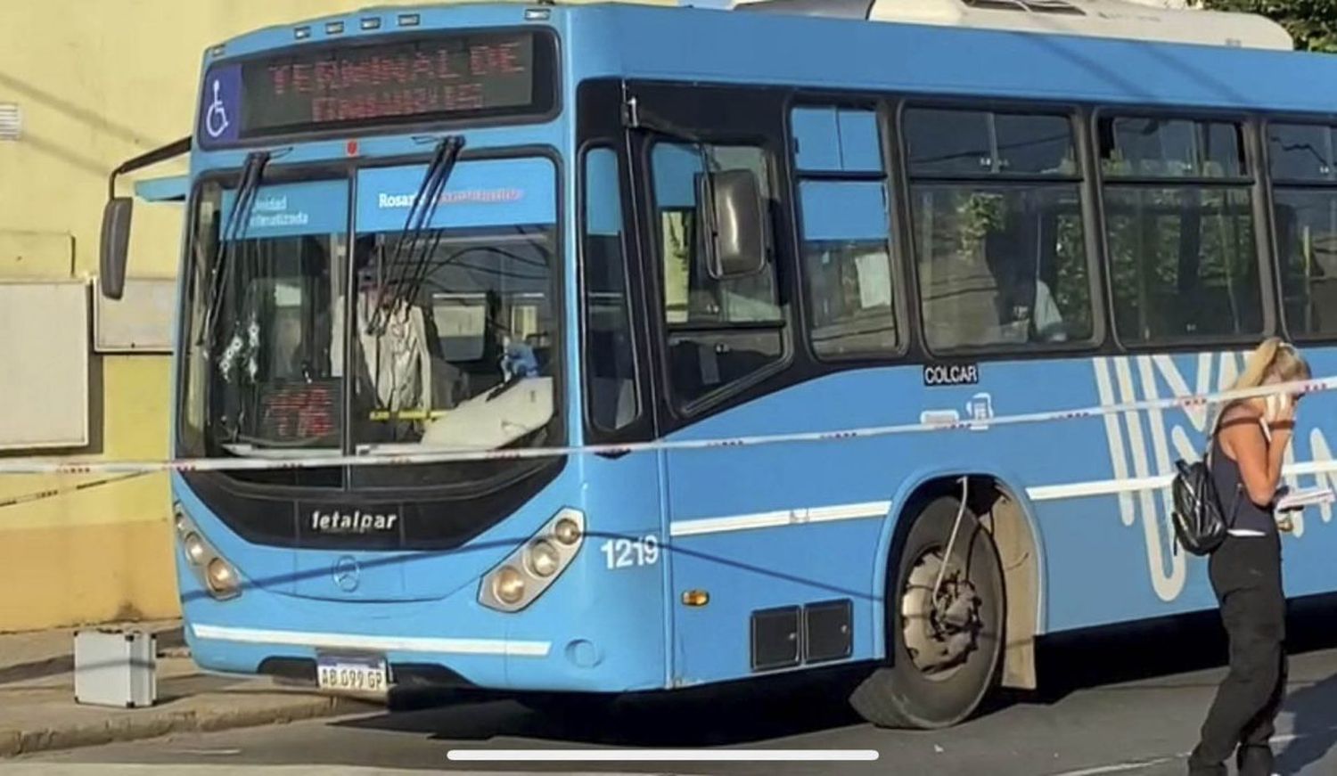 Sigue el paro de colectiveros en Rosario