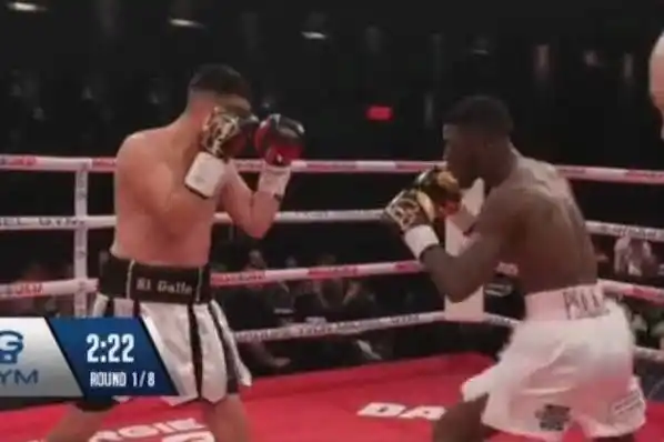Yoel Manríquez perdió por KO en la segunda vuelta.