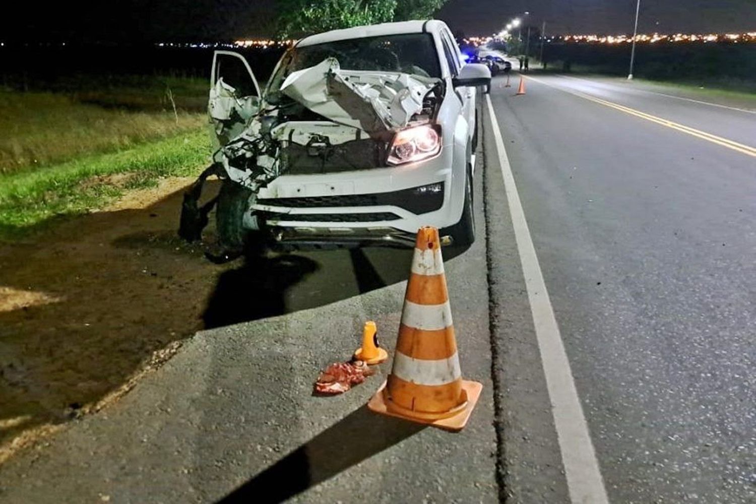 Un motociclista murió al chocar de frente contra una camioneta