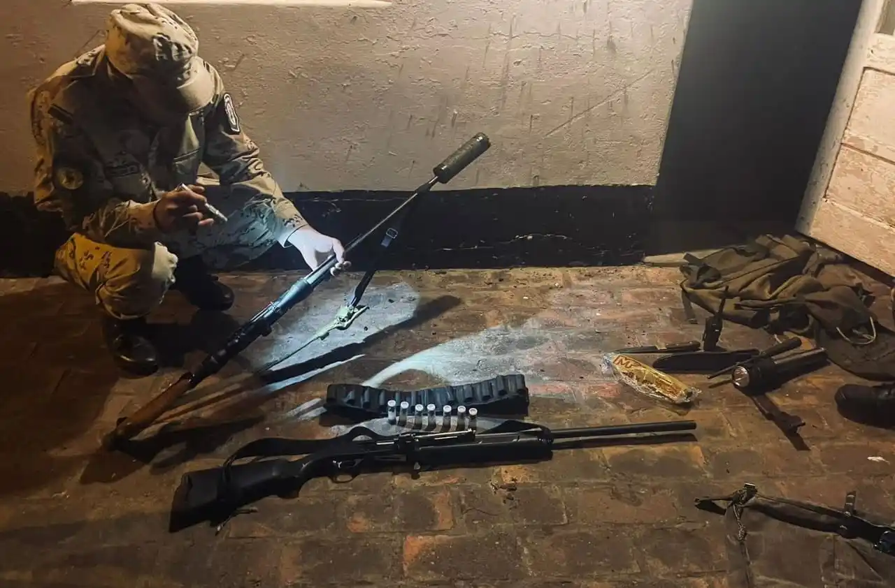 La Brigada Gualeguaychú secuestró armas de grueso calibre