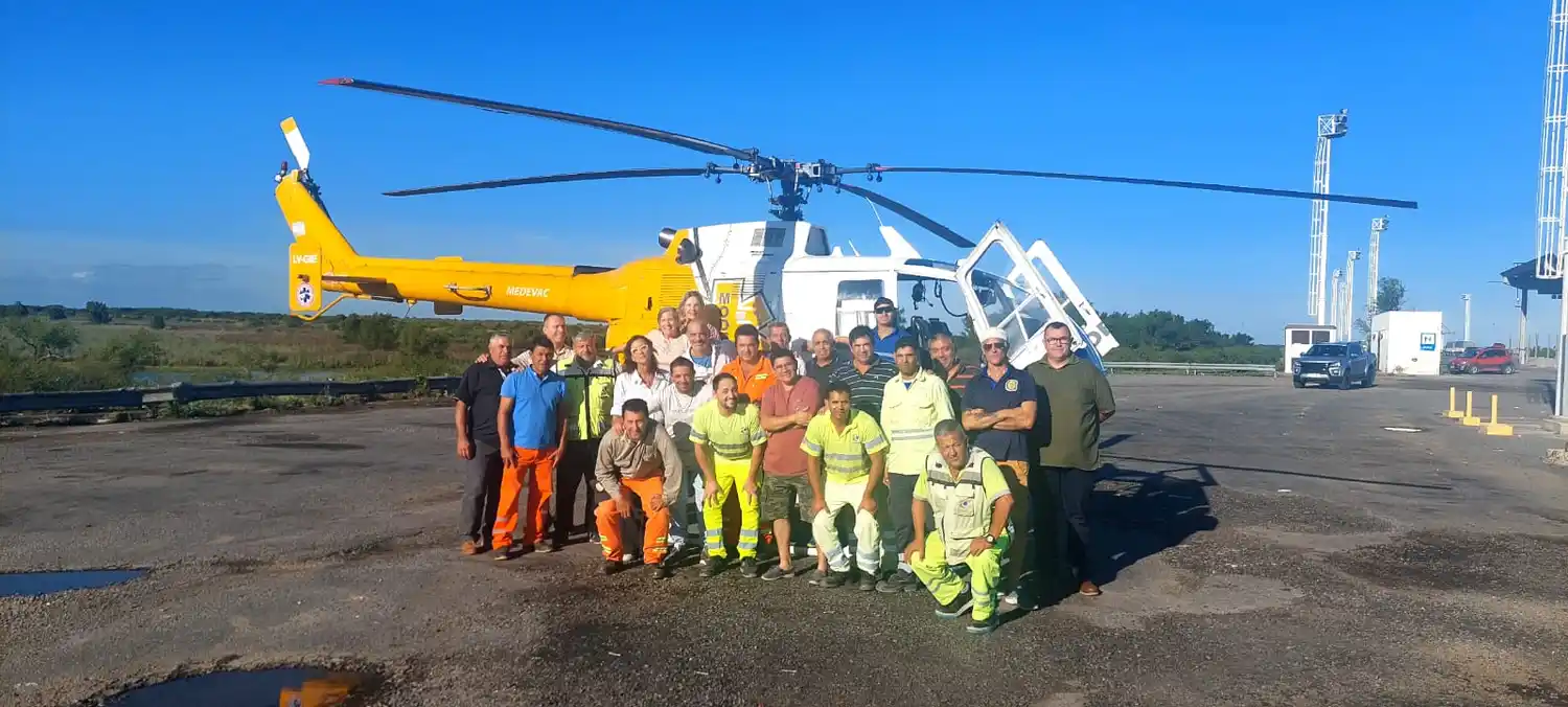 Conexión Alto Delta suma el servicio de emergencias aéreas