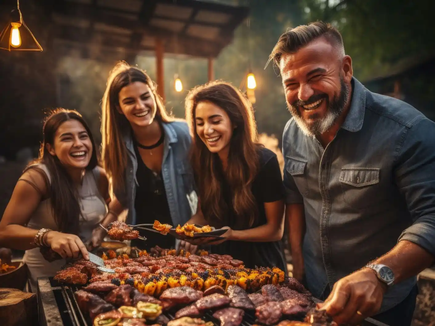 Los turistas quieren comer asado, pero también aprender a hacerlo