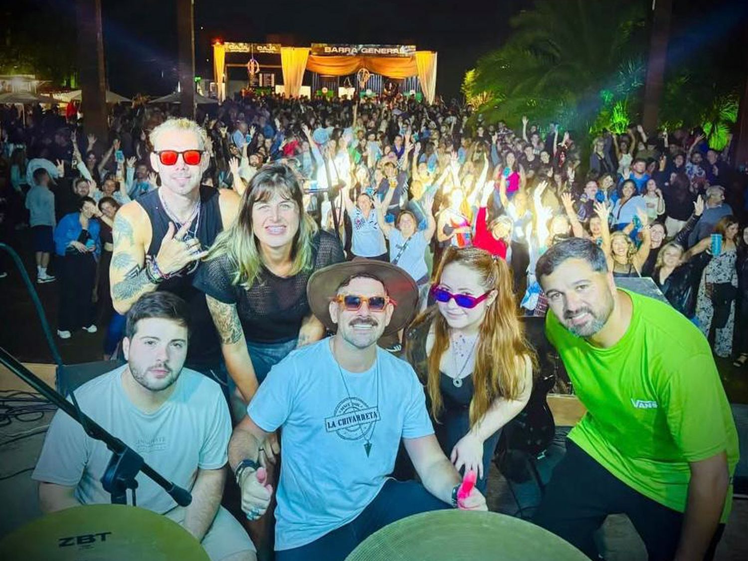 A puro show. La Chivarreta