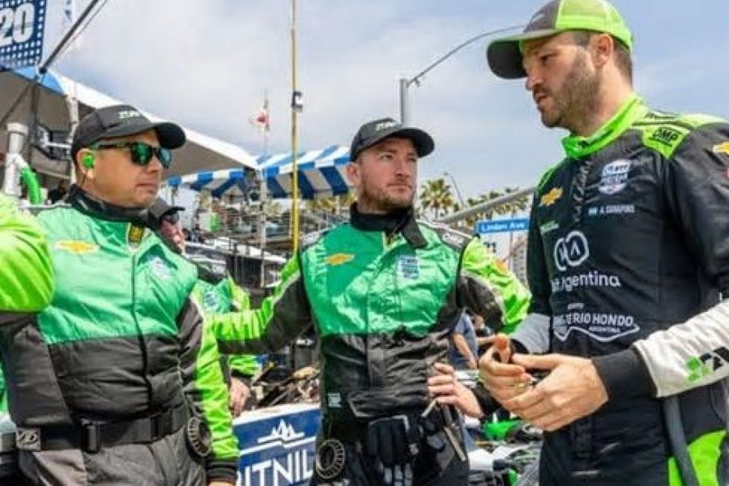 Canapino con la IndyCar en Barber