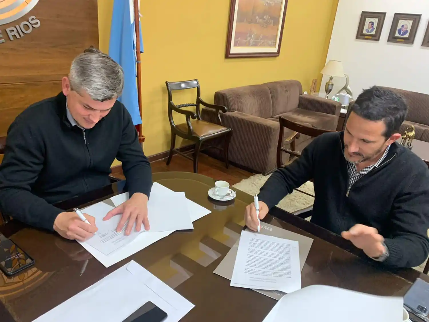 Tres importantes actores del sector agropecuario firman su compromiso de adhesión al PASE