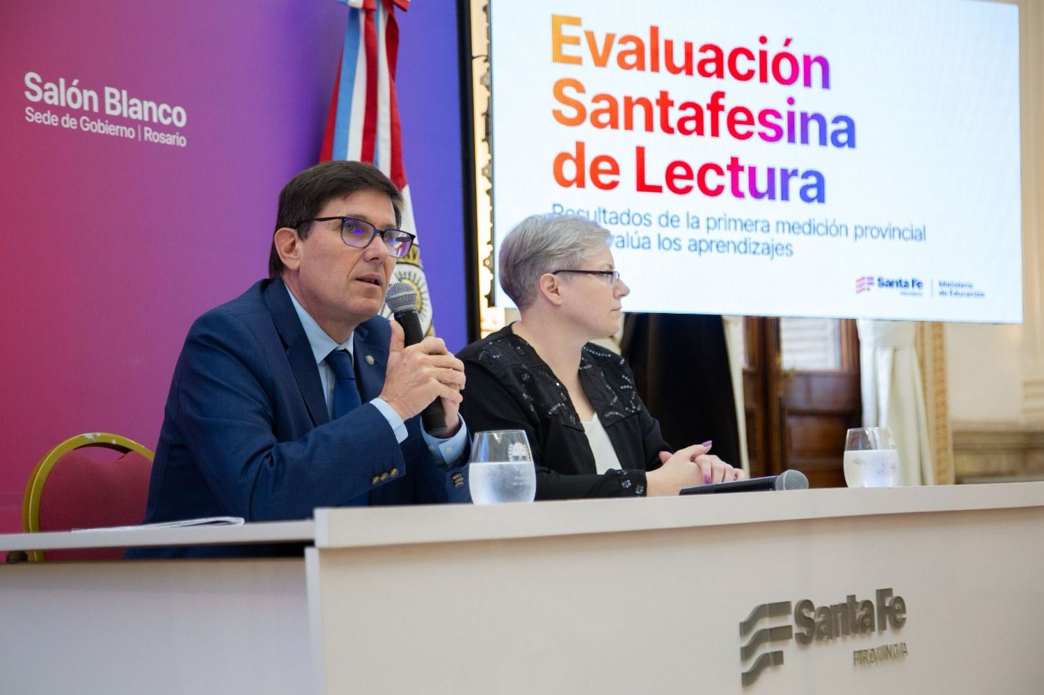 El ministro Goity definió como “grave” el problema de alfabetización en Santa Fe.