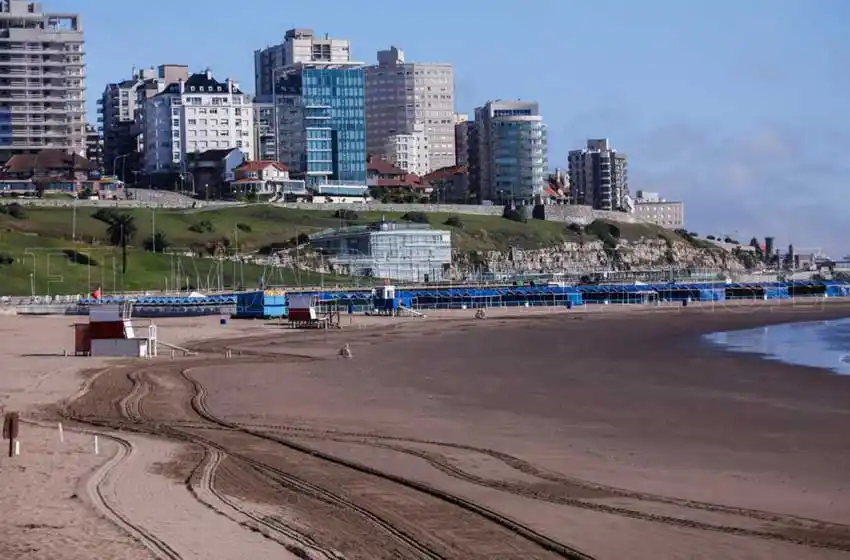 Menos gente en la calle en el segundo día de cuarentena en Mar del Plata