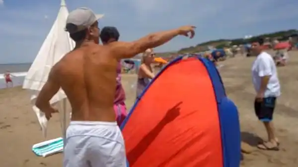 Quisieron echar a una familia de una playa pública en Mar del Plata