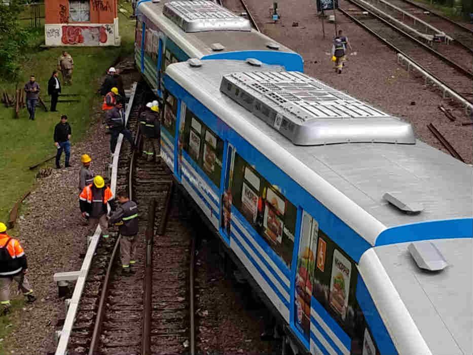 Descarriló tren cerca de la Terminal de Tigre