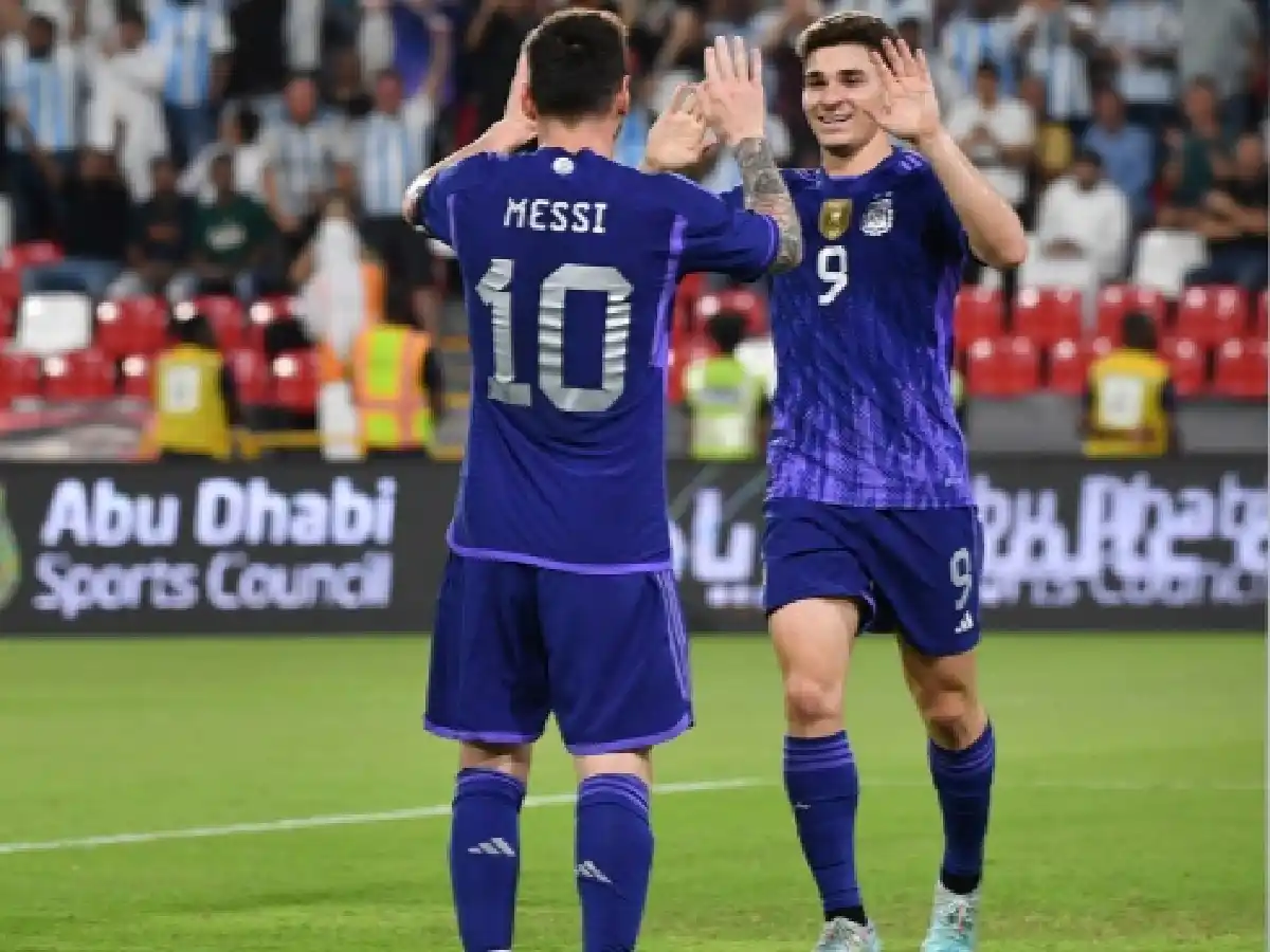 Argentina goleó a Emiratos Árabes y llega a Qatar enrachada