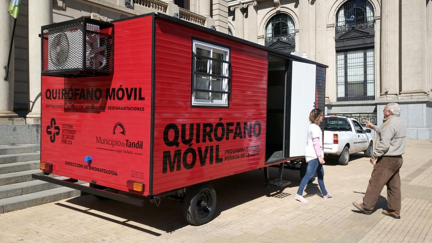 El quirófano móvil estará castrando y vacunando en La Movediza