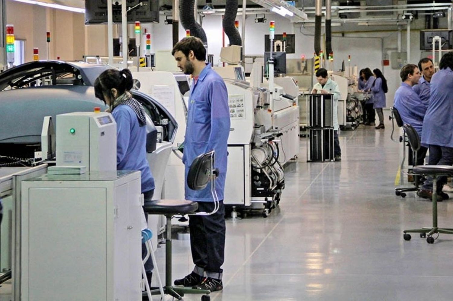 La industria creció un 16,4% en la primera mitad del año