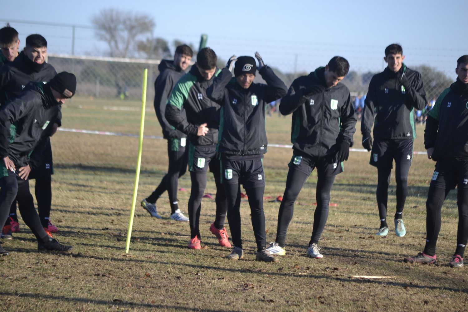 La "Verde" se entrenó en el Nicolás Losano.