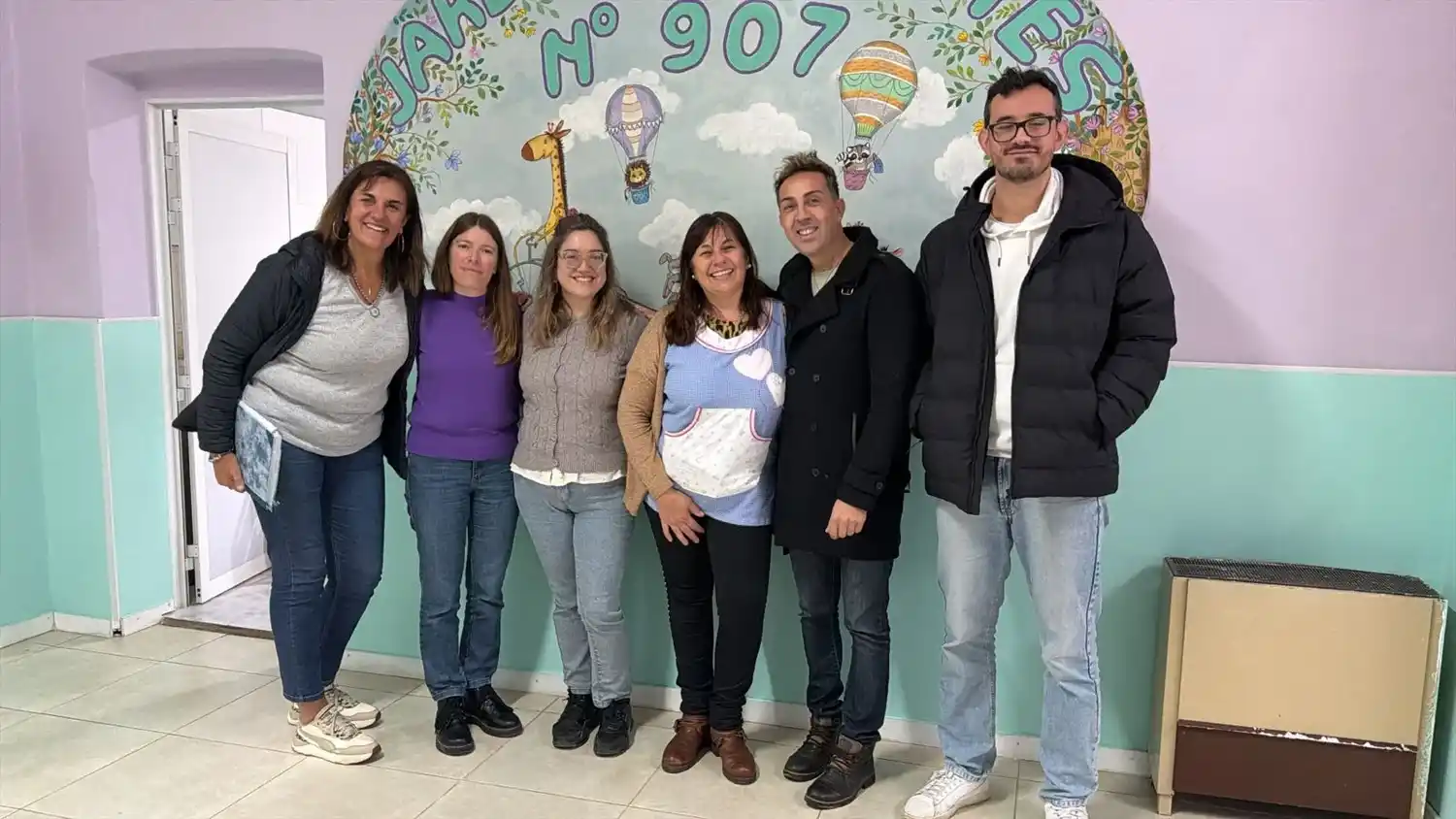 Uno de los establecimientos, incluidos en esta actividad, fue el Jardín de Infantes 907 de Cascallares