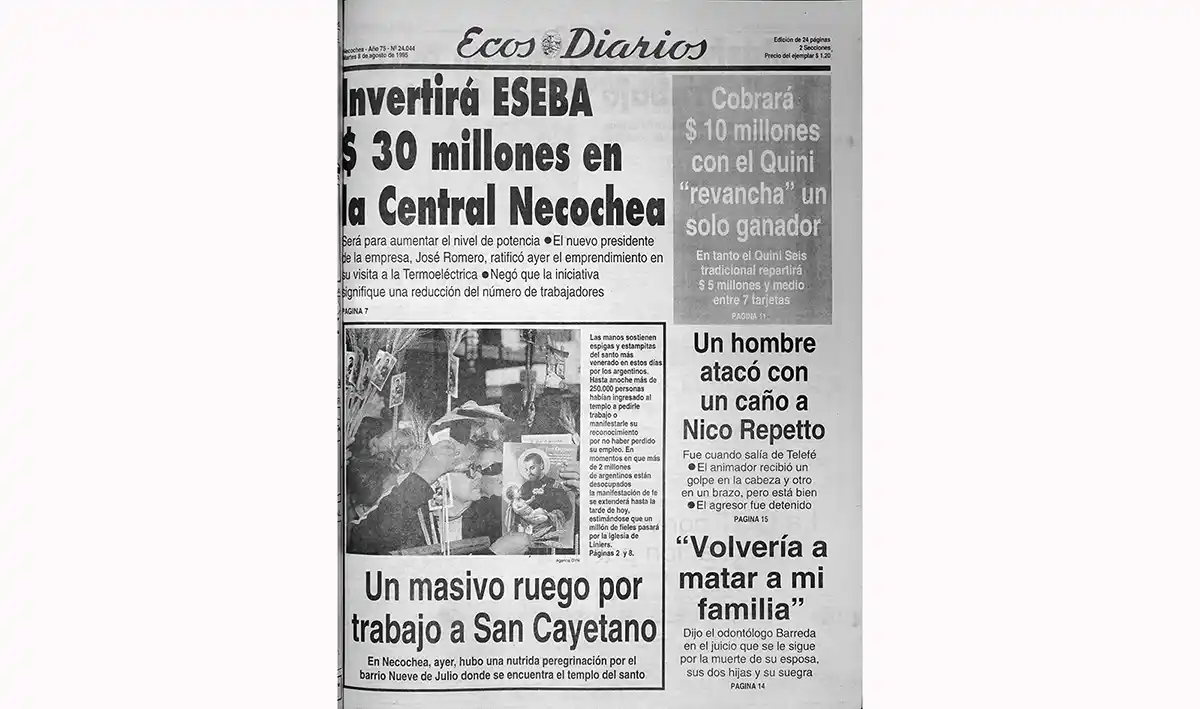 Martes 8 de agosto de 1995