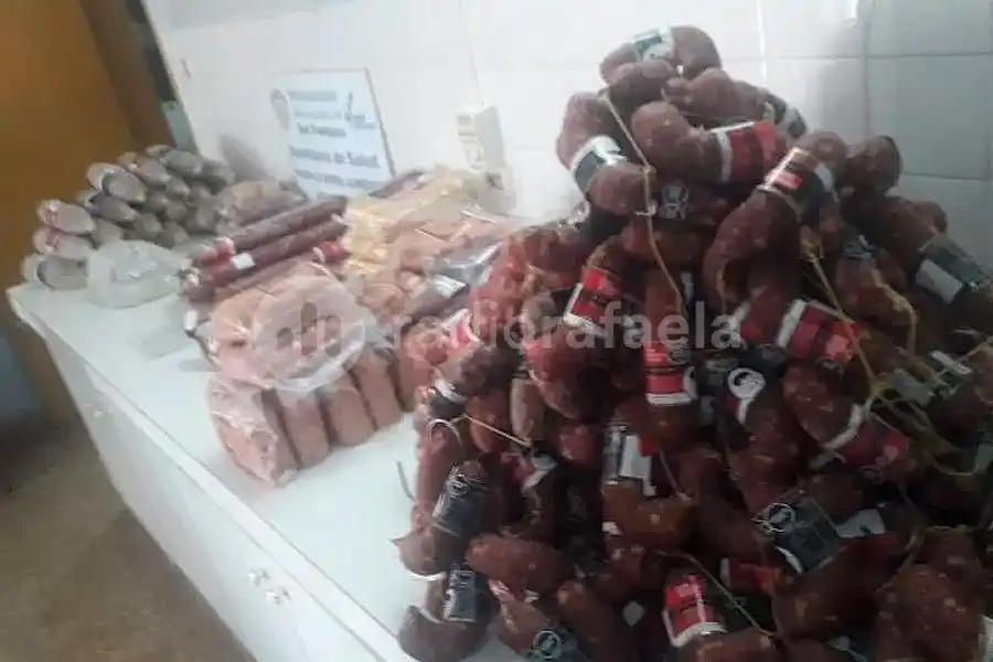 Incautaron en San Francisco media tonelada de chacinados rafaelinos sin autorización bromatológica