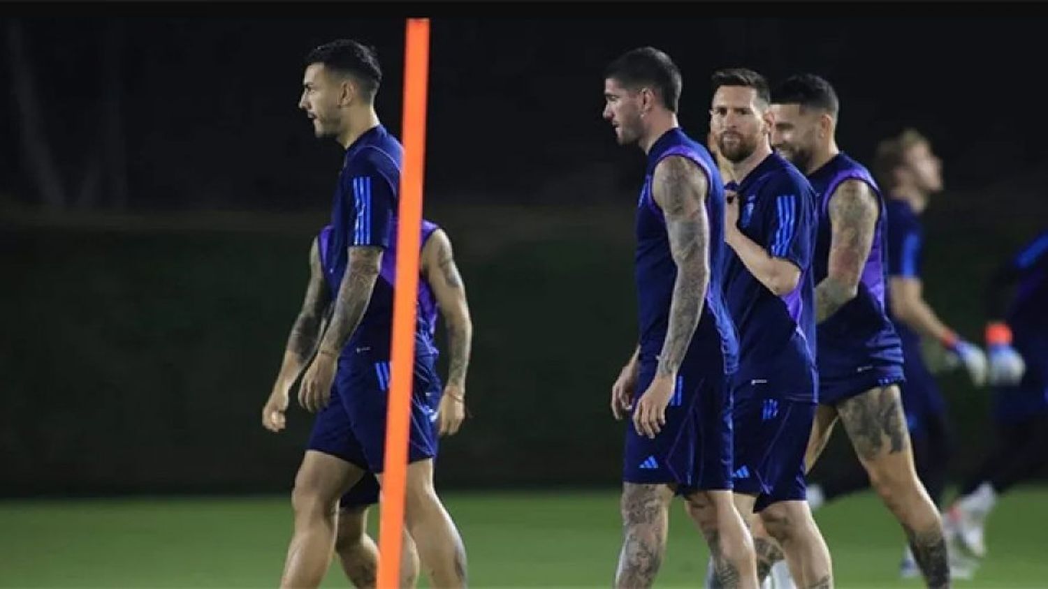 Argentina encara su último entrenamiento previo a la final