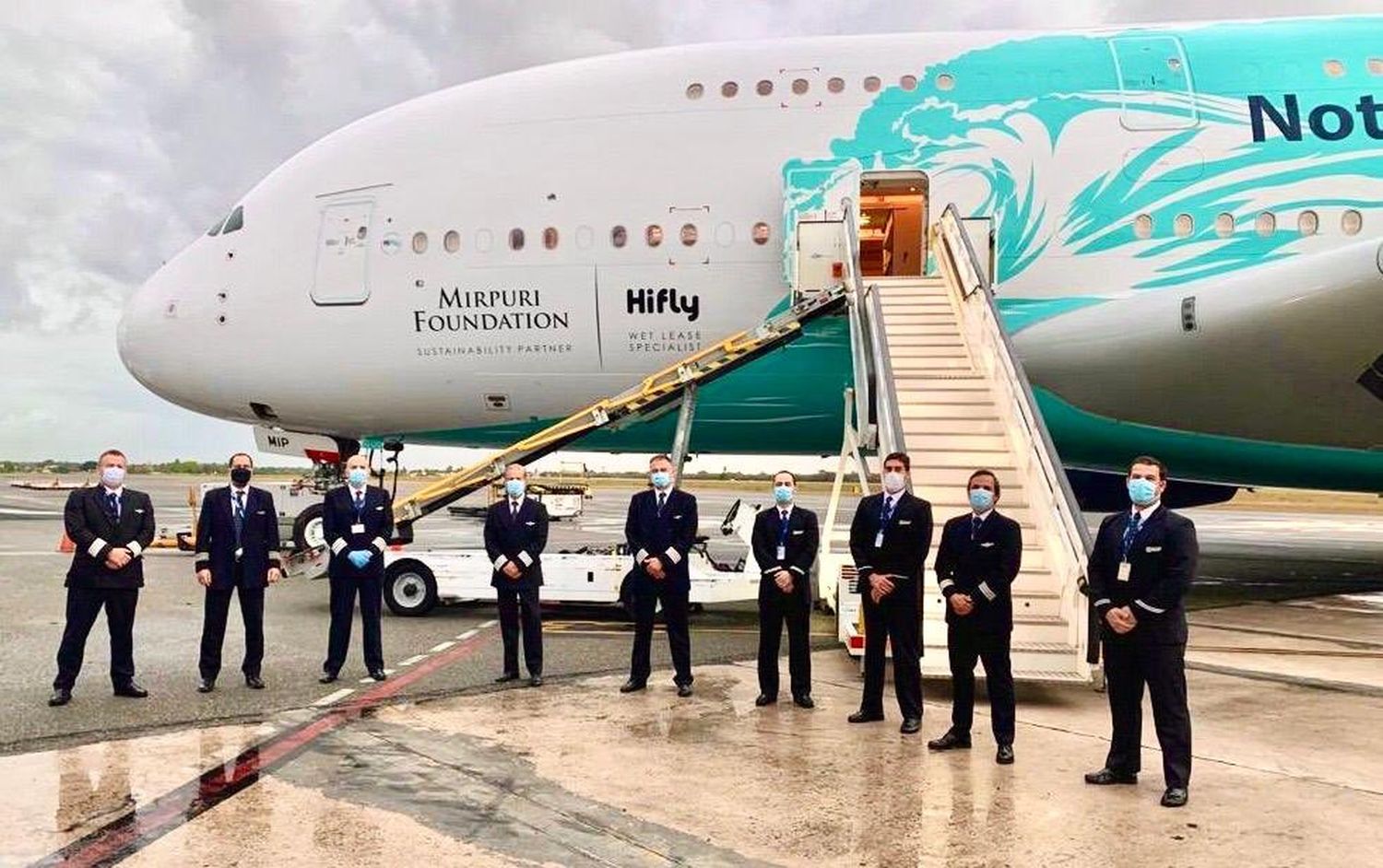 República Dominicana recibió al Airbus A380 por primera vez