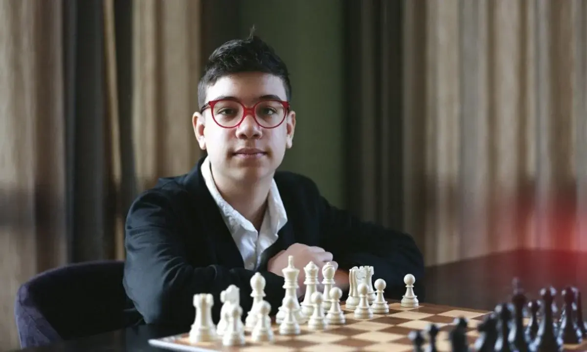 Faustino Oro, con 12 años, es Gran Maestro de ajedrez.

Foto: Agencia NA (Redes)